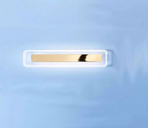 Applique led 28w 3000k antille linea light oro lucido design moderna