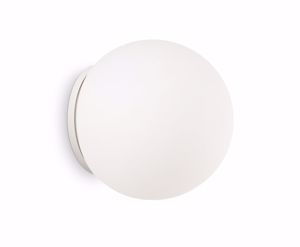 Applique moderne 30cm sfera da parete soffitto vetro bianco moderna