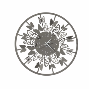 Orologio farfalle da parete moderno colore fango per soggiorno