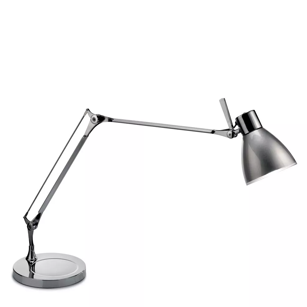 Lampada da scrivania braccio orientabile grigio moderna - 3618
