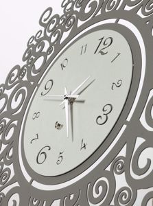 Orologio da parete moderno colore fango avorio promozione ultimo pezzo
