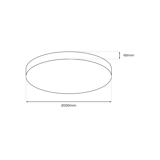 Plafoniera per interni esterni led 15w 4000k ip44