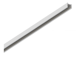 Binario monofase 2 metri lego bianco 48v sospensioni o faretti led orientabili