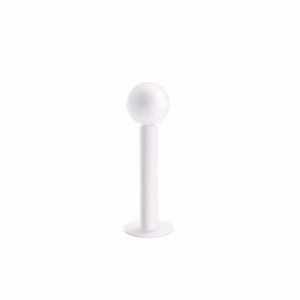 Birba linea light lampada da tavolo design minimalista cilindro bianco