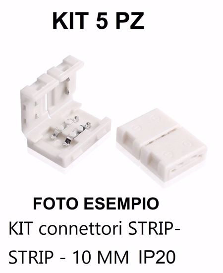 Dai304 kit 5pz connettori strip-strip - 10 mm ip20