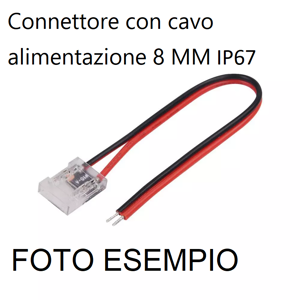 Dai307 connettore con cavo alimentazione 8 mm ip67 per esterno