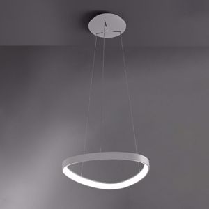 Lampadario bianco vivida lifering led 48w 3000k 4000k per soggiorno moderno dimmerabile