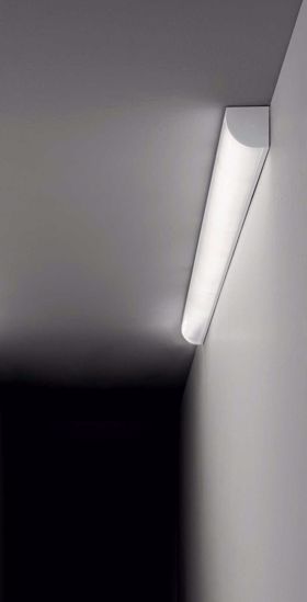 Profilo esterno alluminio 1mt per strip led max 11mm angolare rotondo grigio kit diffusore