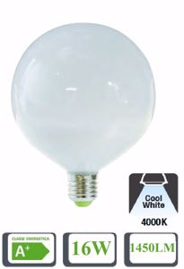 Life lampadina led globo grande per lampadari o piantane e27 16w 4000k