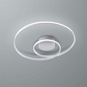 Vivida circuit plafoniera led 3000k 4000k dimmerabile design moderno bianca