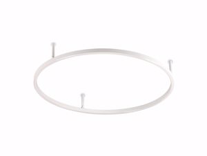 Oracle slim pl d070 round ideal lux plafoniera led 38w 3000k bianca per soggiorno