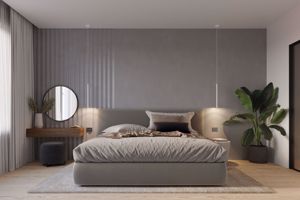 Lampadario per comodino camera da letto moderna ultra sottile bianca cilindro