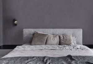 Applique luce orientabile nero per comodini camera da letto moderna