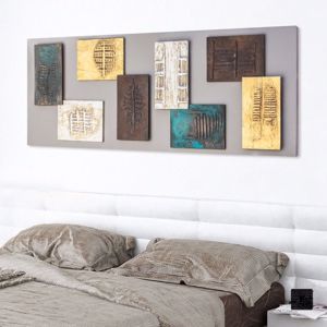 Quadro 150x50 astratto moderno artigianale artistico per soggiorno