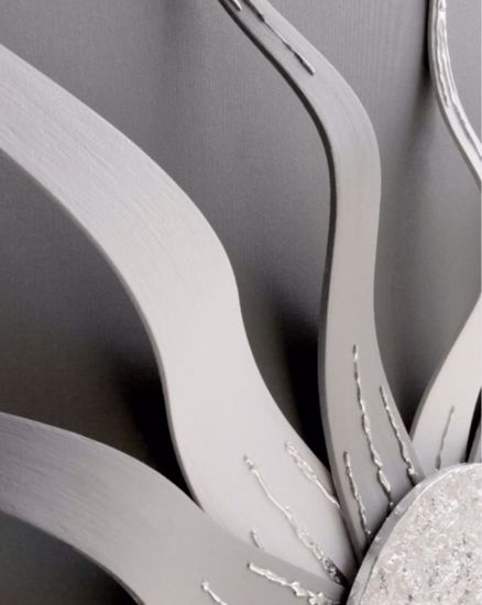 Quadro sole tortora argento decorativo per salotto 160x80 elevata qualit&agrave;