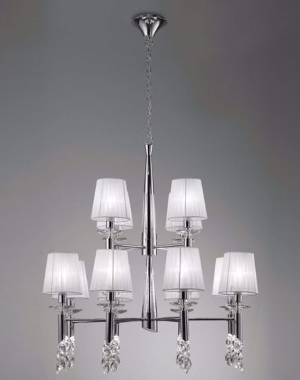 Grande lampadario contemporaneo per salone design per soffitti alti