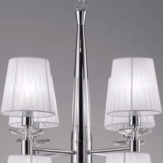 Grande lampadario contemporaneo per salone design per soffitti alti