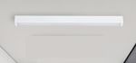 Plafoniera slim bianca 122cm per ufficio  tubo led 22w 3000k