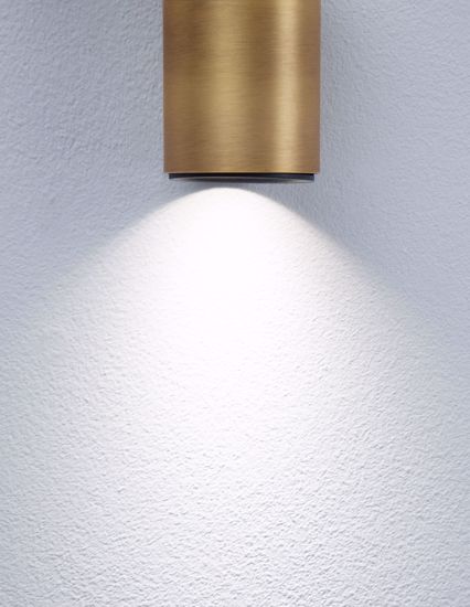 Faretto da parete soffitto nero oro luce gu10 led orientabile per interni