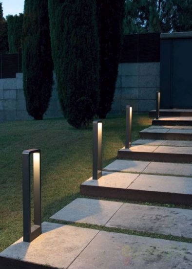 Lampione da giardino led 5w 3000k design moderno ip54 alta qualit&agrave;