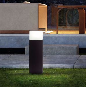 Lampioncino per giardino design moderno colore grigio da esterno ip44
