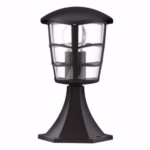 Lampioncino basso per esterno giardino lanterna nero ip44
