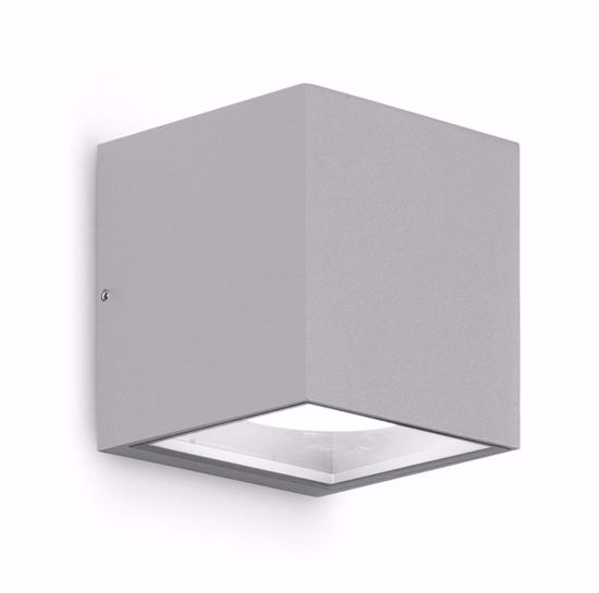 Applique cubo gea luce apo da esterno ip54 grigio