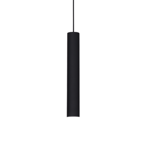 Ideal lux look sp1 lampada a sospensione penisola cucina cilindro nero