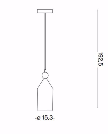 Triade ideal lux lampada da cucina a sospensione design cilindro antracite