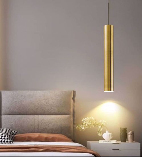 Look sp1 ideal lux lampada cilindro da comodino per camera da letto brunito