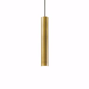 Look sp1 ideal lux lampadario cilindro brunito da comodino