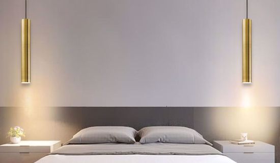 Look sp1 ideal lux lampada cilindro da comodino per camera da letto brunito