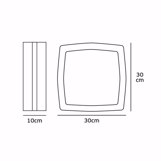 Plafoniera da esterno antracite illuminazione da soffitto ip54