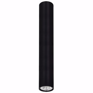 Faretto cilindro da tetto soffitto 40cm metallo nero per interni