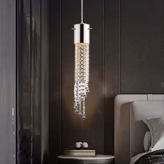 Gocce sp1 ideal lux lampadario da comodino camera da letto cristalli