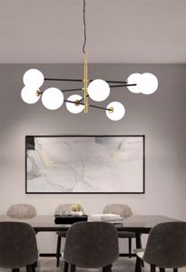 Oro bianco moderno lampadario a LED illuminazione per soggiorno