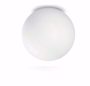 Grande plafoniera bagno 55cm sfera bianca linea light oh! ip65