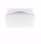 Plafoniera bianca per bagno design moderno 16w 3000k ip65