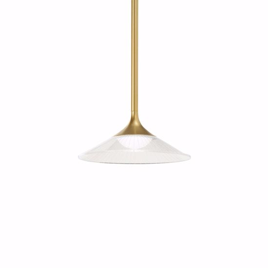 Tristan sp ideal lux lampada a sospensione led 3000k cavo regolabile oro metallizzato