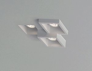 Multi faretto gesso heraea sforzin da incasso soffitto moderno 3 luci gu10 220v
