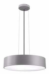 Lampadario rotondo grigio 50cm per cucina moderna promozione ultimo pezzo