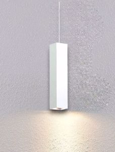 Sky sp1 lampada per isola cucina sospensione pendente bianca quadrata ideal lux