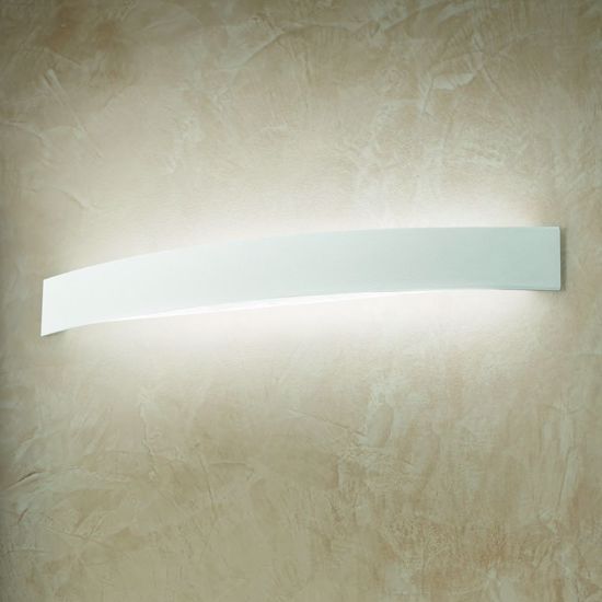 Applique led 3000k moderna bianco linea light curve&apos;