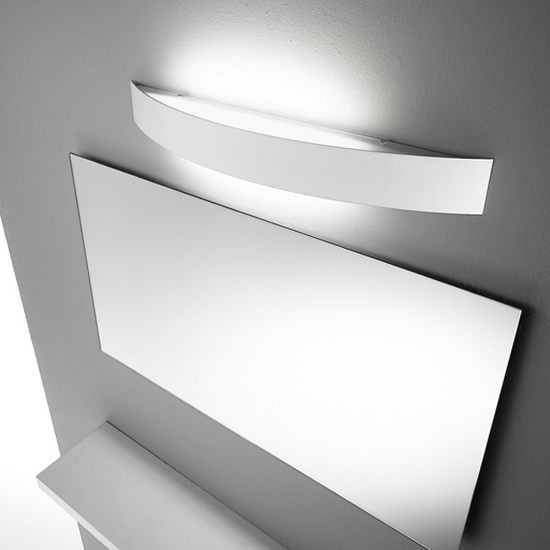 Applique led 3000k moderna bianco linea light curve''