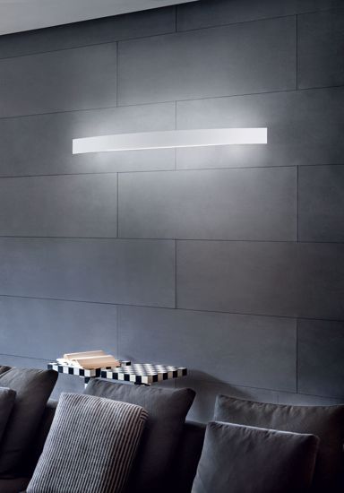 Applique led 3000k moderna bianco linea light curve&apos;