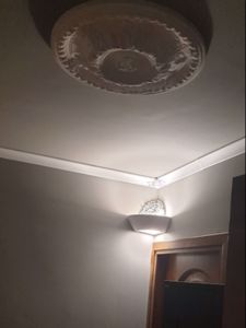 Isyluce applique gesso angolare verniciabile lampada per angolo parete