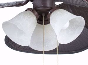 Kit luce marrone scuro per ventilatore a soffitto art 33352