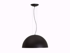 Gibas rugiada lampadario cucina 50cm cupola nera design