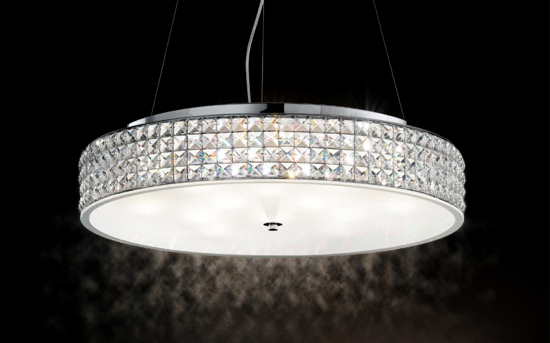 Roma sp9 lampadario di cristallo ideal lux per camera da letto