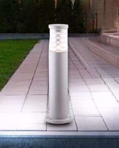 Tronco pt1 h40 lampione da giardino  grigio ideal lux ip44 grigio 40cm per esterni
